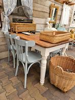 Brocante eethoek tafel stoelen, Ophalen