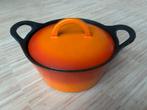 Hackman Finland gietijzeren braadpan 20 cm oranje, Ophalen of Verzenden, Gebruikt, Gietijzer, Koekenpan of Braadpan