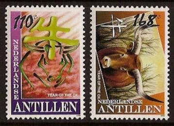 Nederlandse Antillen 1894/5 postfris Jaar van de os 2009 beschikbaar voor biedingen