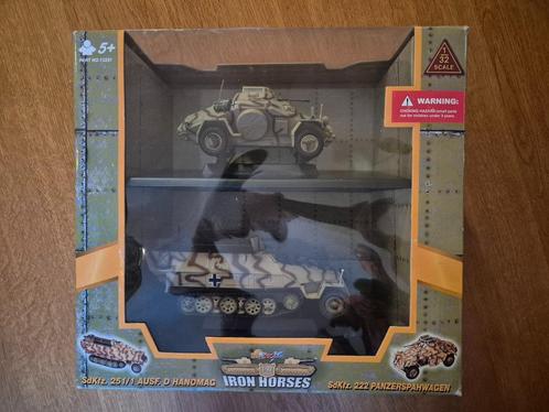 21st Century Toys Hanomag en pantserwagen set, 1:32, OVP, Hobby en Vrije tijd, Modelauto's | 1:32, Zo goed als nieuw, Overige typen