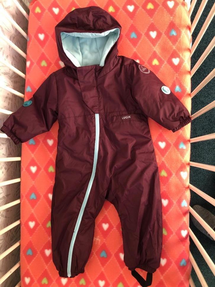 Skipakje donkerrood Decathlon maat 86, Kinderen en Baby's, Babykleding | Maat 86, Zo goed als nieuw, Jongetje of Meisje, Overige typen