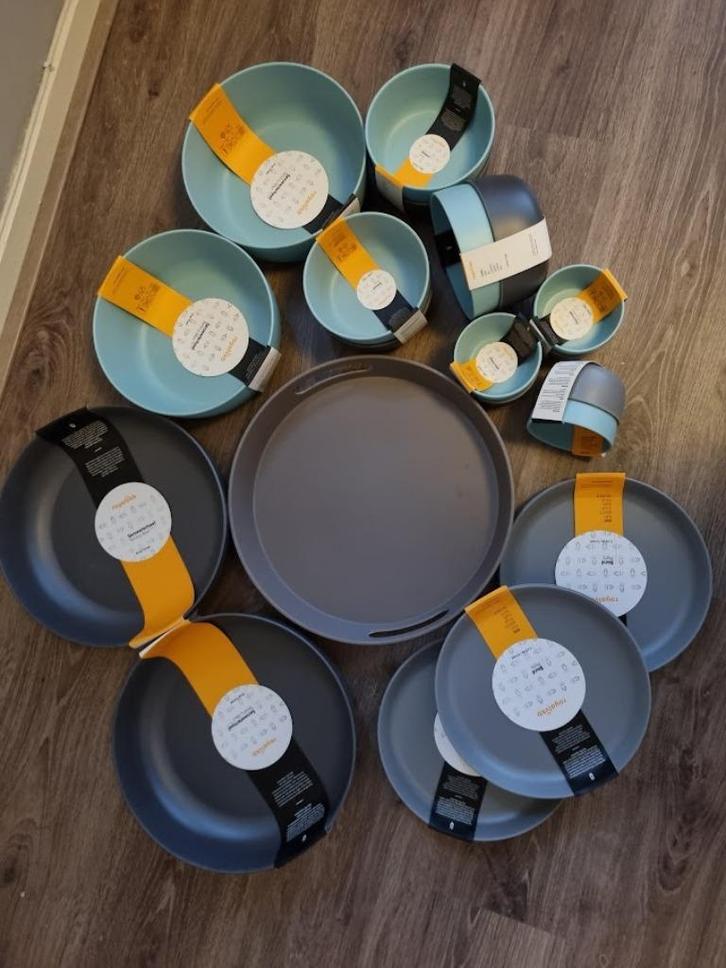 AH royal vkb kunstof servies, Huis en Inrichting, Keuken | Servies, Nieuw, Schaal of Schalen, Overige stijlen, Overige materialen