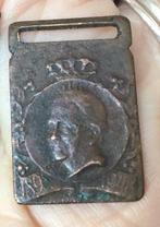 Bodemvondst….Bronzen Gedenkpenning Koningin Wilhelmina 1898-, Ophalen of Verzenden, Brons, Nederland