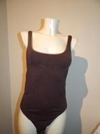 Wolford jamaika string body stretch bruin voile randje L