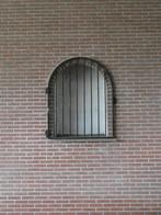 Smeedijzeren hekken voor ramen / poort (107 cm x 133 cm) BxH, Ophalen, Met poort, Gebruikt, Sierhekwerk