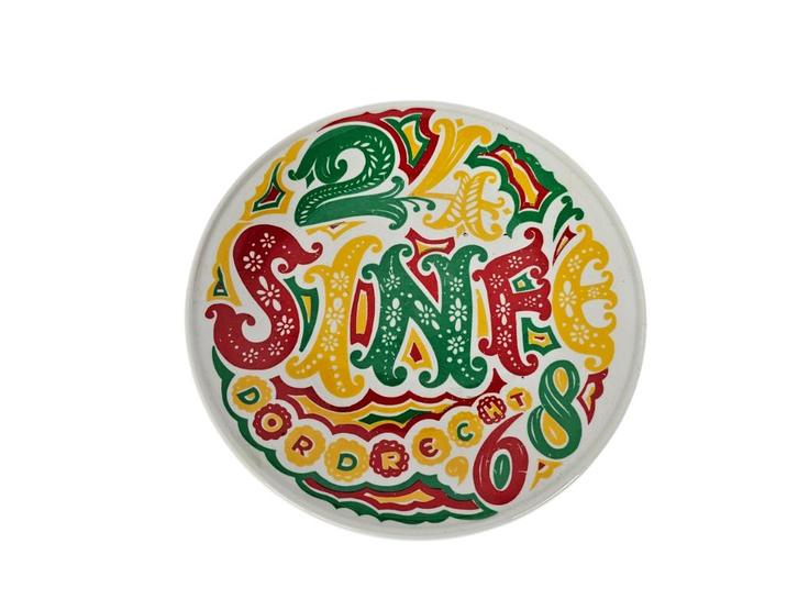 Sphinx - Herinneringsbord Sinterklaasfeest - Dordrecht - 68s, Antiek en Kunst, Antiek | Keramiek en Aardewerk, Ophalen of Verzenden