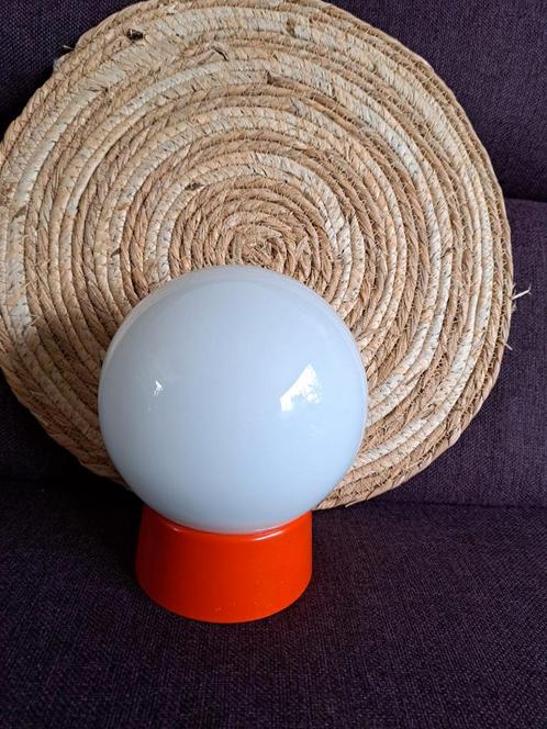 4 oranje echte jaren 70 lampen, Antiek en Kunst, Antiek | Lampen, Ophalen