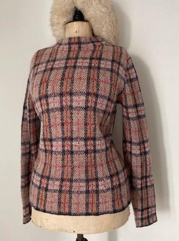 PURDEY MOHAIR WOLLEN WOL trui maat 38 40 M kabeltrui wol beschikbaar voor biedingen
