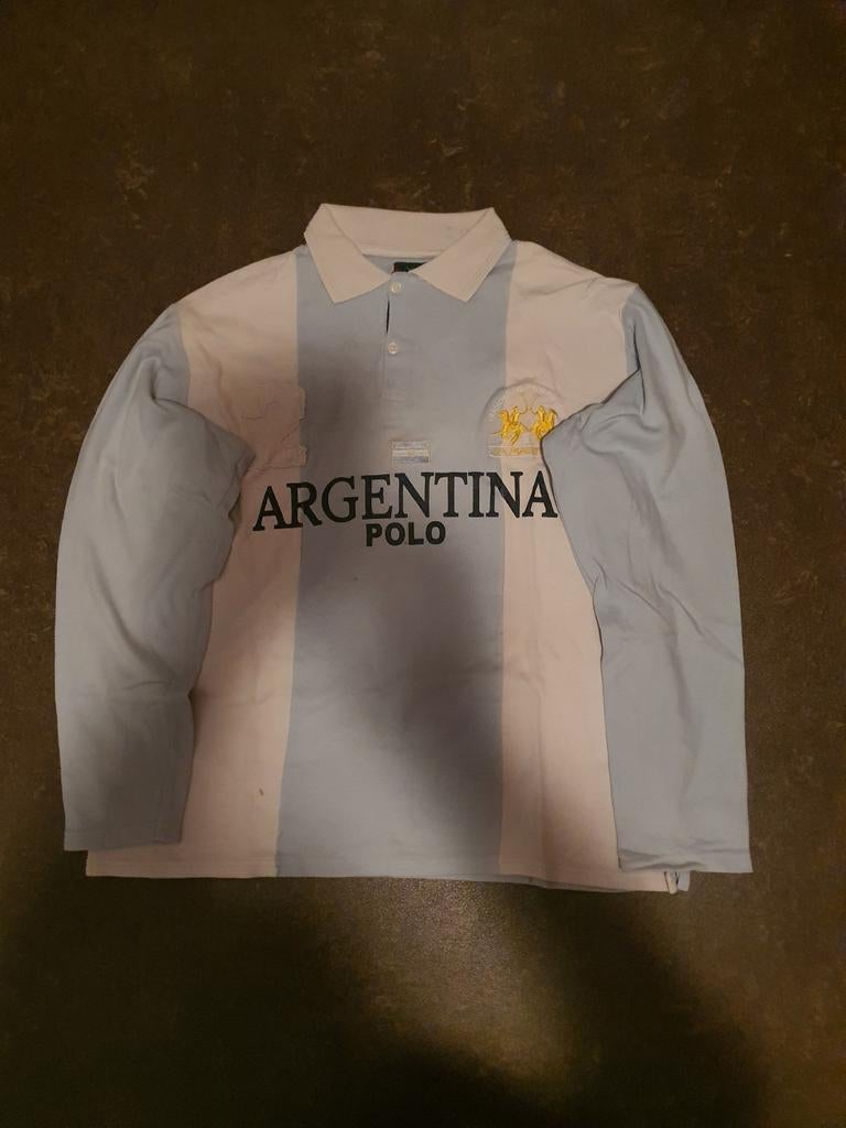 La Martina Argentina longsleeve maat XL, Ophalen of Verzenden, Zo goed als nieuw, La Martina