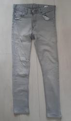 15- H&M Skinny fit jongensspijkerbroek lichtgrijs máat 170, Ophalen, Zo goed als nieuw, Jongen, Broek