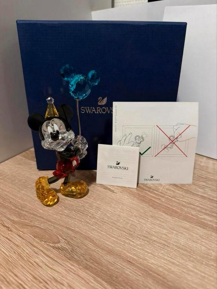 Swarovski Mickey Mouse Verjaardag Editie, Verzamelen, Swarovski, Zo goed als nieuw, Figuurtje, Ophalen of Verzenden