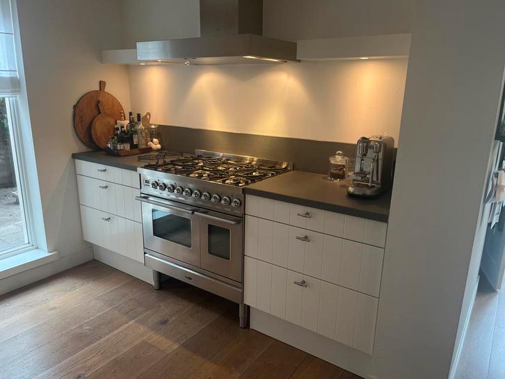 Complete Witte Keuken met Apparatuur, Huis en Inrichting, Keuken | Complete keukens, Gebruikt, Dubbelwandige keuken, Wit, Kunststof