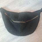 Zwarte fluffy schoudertas, Ophalen of Verzenden, Gebruikt, Zwart, Schoudertasje