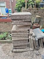 Betongrindtegel 50x50, Tuin en Terras, Tegels en Klinkers, Ophalen, Gebruikt, 10 m² of meer, Beton