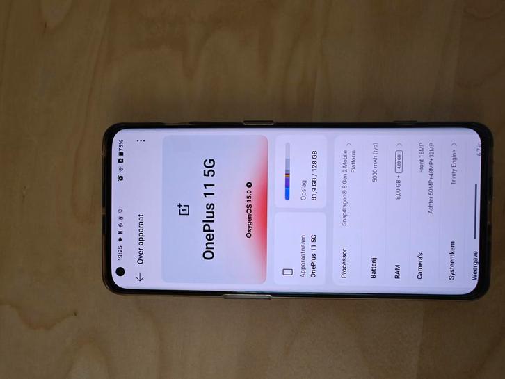 OnePlus 11 128GB Eternal Green - Zo goed als nieuw!, Telecommunicatie, Mobiele telefoons | Overige merken, Zo goed als nieuw, Zonder abonnement
