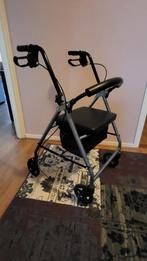 Rollator Easy Light 6,4 kg lichtblauw inklapbaar, Diversen, Rollators, Ophalen