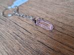 Sleutelhanger : Dubbeleinder : Hexagon Ster roze !!, Info@keycharms.nl, Dier of Natuur, Nieuw, Medemblik