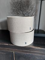 2 Nieuwe linnen lampenkappen - Luksa Ø25cm, 12,5cm hoog, Huis en Inrichting, Ophalen, Landelijk hotel sjiek boho wabi sabi, Beige