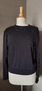 Sweater H&M met parels, Kleding | Dames, Ophalen of Verzenden, Zo goed als nieuw, Zwart