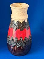 Vintage 70s Bay Keramik Fat Lava vaas nr. 630 25, Ophalen of Verzenden