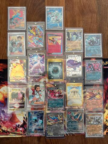 Pokemon kaarten tcg ex Vmax Vstar golden enz beschikbaar voor biedingen