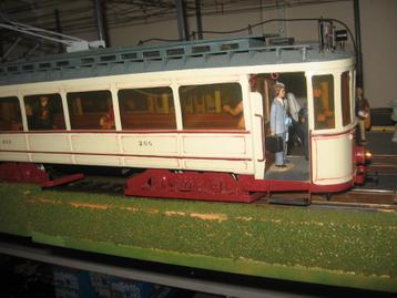 LGB :HTM motorwagen 200 uit 1908 lijn 13, eigenbouw ,messing beschikbaar voor biedingen
