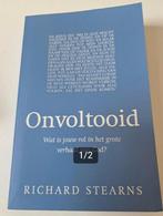 Richard Stearns - Onvoltooid, Ophalen of Verzenden, Zo goed als nieuw