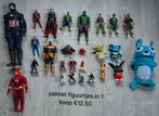 Speelset speelfiguren superhelden poppetjes, Verzamelen, Ophalen, Zo goed als nieuw