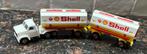 Tankoplegger Shell schaal 1:100 Majorette, Hobby en Vrije tijd, Ophalen of Verzenden, Gebruikt, Bus of Vrachtwagen