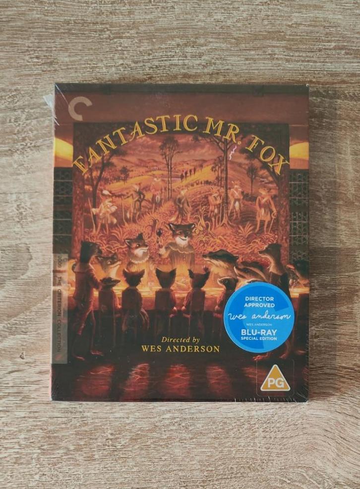 Fantastic Mr. Fox - Bluray - Criterion, Cd's en Dvd's, Blu-ray, Nieuw in verpakking, Avontuur, Ophalen