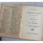 2x antiek notenboek Handel Contralto Randegger novello 1910, Ophalen of Verzenden, Gebruikt, Artiest of Componist, Klassiek