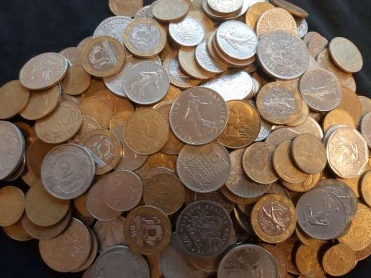 1 Kilo munten Frankrijk, Postzegels en Munten, Munten | Europa | Niet-Euromunten, Setje, Frankrijk, Ophalen of Verzenden
