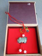 Jade sterrenbeeld chinees hangers Varken, Ophalen of Verzenden, Nieuw, Groen, Steen of Mineraal
