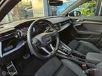 Audi A3 Sportback 40 TFSI e Edition Panorama/3x S-line/Keyle, Auto's, Zwart, 4 cilinders, Leder en Stof, Hybride Elektrisch/Benzine