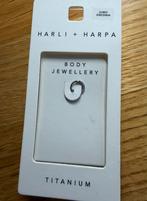 Titanium Helix Oorbel - Harli & Harper, Overige materialen, Oor- of Traguspiercing, Nieuw, Ophalen of Verzenden