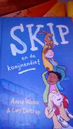 Skip en de konijnendief - Anna Woltz, Ophalen of Verzenden, Zo goed als nieuw, Anna Woltz & Lars Deltrap, Fictie algemeen