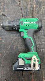 Hikoki DV18DA + 3Ah 18v accu, Doe-het-zelf en Verbouw, Gereedschap | Boormachines, Ophalen of Verzenden, Zo goed als nieuw, Boor- en Schroefmachine