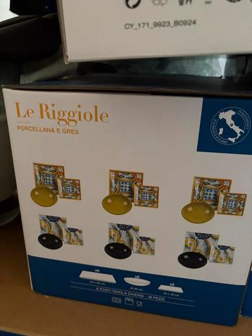 Serviesset Le Riggiole - Nieuw in doos! beschikbaar voor biedingen