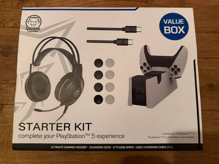 QWare Gaming Playstation 5 Starterkit, Spelcomputers en Games, Spelcomputers | Sony PlayStation Consoles | Accessoires, Nieuw