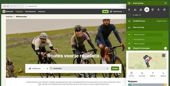 Komoot wereldpakket, Computers en Software, Navigatiesoftware, Nieuw, Update, Ophalen