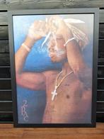 2pac artwork - tekening in lijst, portret 2pac, tupac, Ophalen of Verzenden, Poster, Artwork of Schilderij