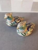 Cloisonne Eenden SET (groen), Ophalen of Verzenden