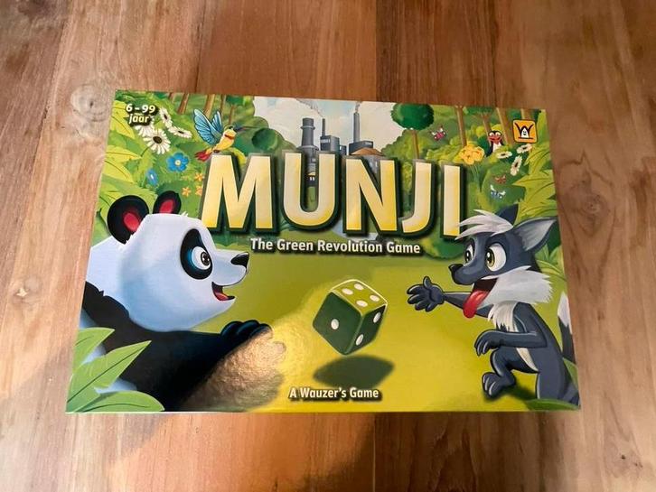 Milieu bordspel MUNJI, Hobby en Vrije tijd, Gezelschapsspellen | Bordspellen, Nieuw, Vijf spelers of meer, Ophalen of Verzenden