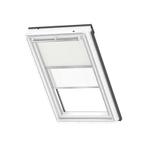 Velux Duo verduisterend dakraam rolgordijn met plissé SK06, Ophalen, 100 tot 150 cm, Zo goed als nieuw, Velux