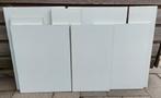 8 geplastificeerde MDF spaanplaten / meubelpanelen, Ophalen, Gebruikt, Overige materialen, Minder dan 20 mm
