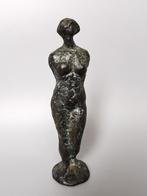 abstract brons sculptuur vrouwelijk naakt Ed van Teeseling, Antiek en Kunst, Ophalen of Verzenden