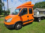 Iveco Daily 50C17 incl. opzetbak en 2 trailers (excl. BTW), Auto's, Euro 5, Achterwielaandrijving, 2220 kg, Zwart