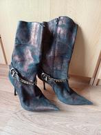 2 paar dames laarzen maat 39, Zwart, Lage of Enkellaarzen, Ophalen of Verzenden, Sacha