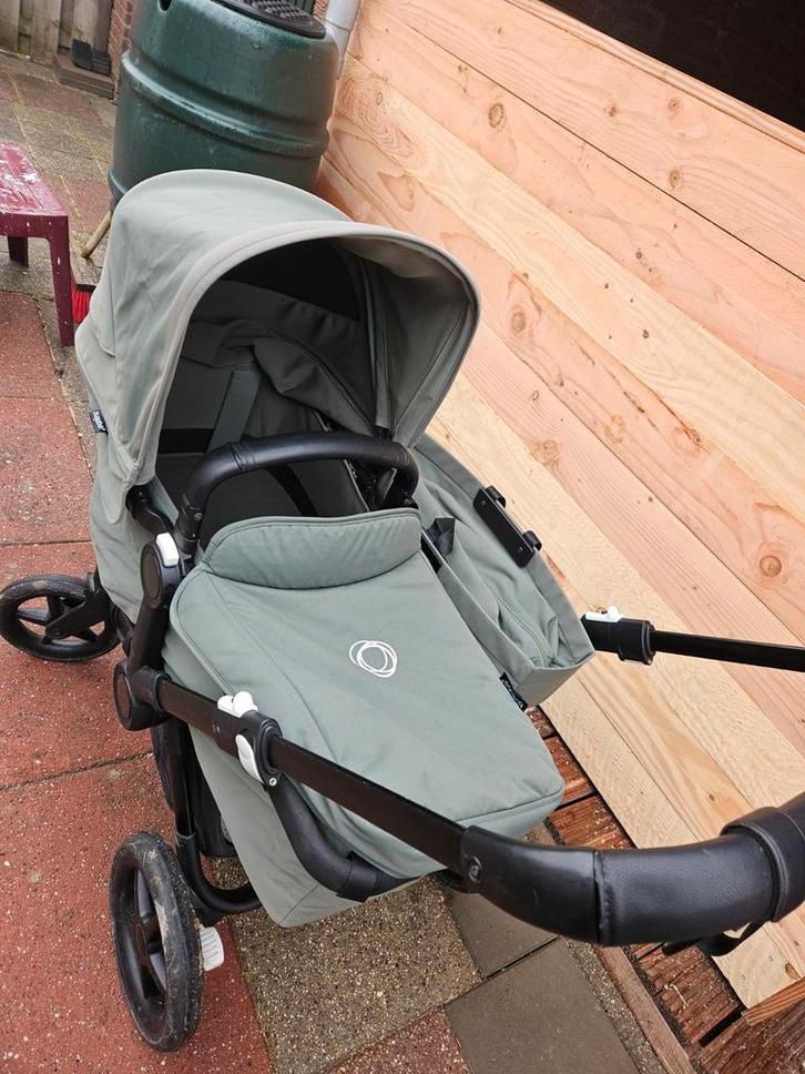 Bugaboo Donkey5 Duo groen camouflage, Kinderen en Baby's, Kinderwagens en Combinaties, Gebruikt, Bugaboo, Ophalen