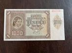 Kroatië 1000 kuna 1941, Ophalen of Verzenden, Overige landen, Los biljet